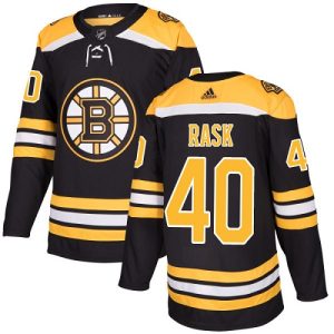 Herre NHL Boston Bruins Drakter Tuukka Rask #40 Authentic Svart Hjemme